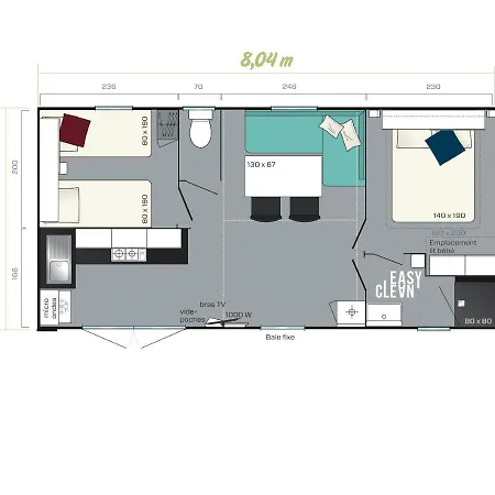 Les Roches D'agde 캠프장 *